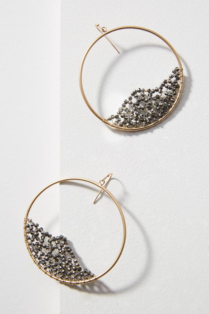Anthropologie Mila Hoop Earrings
