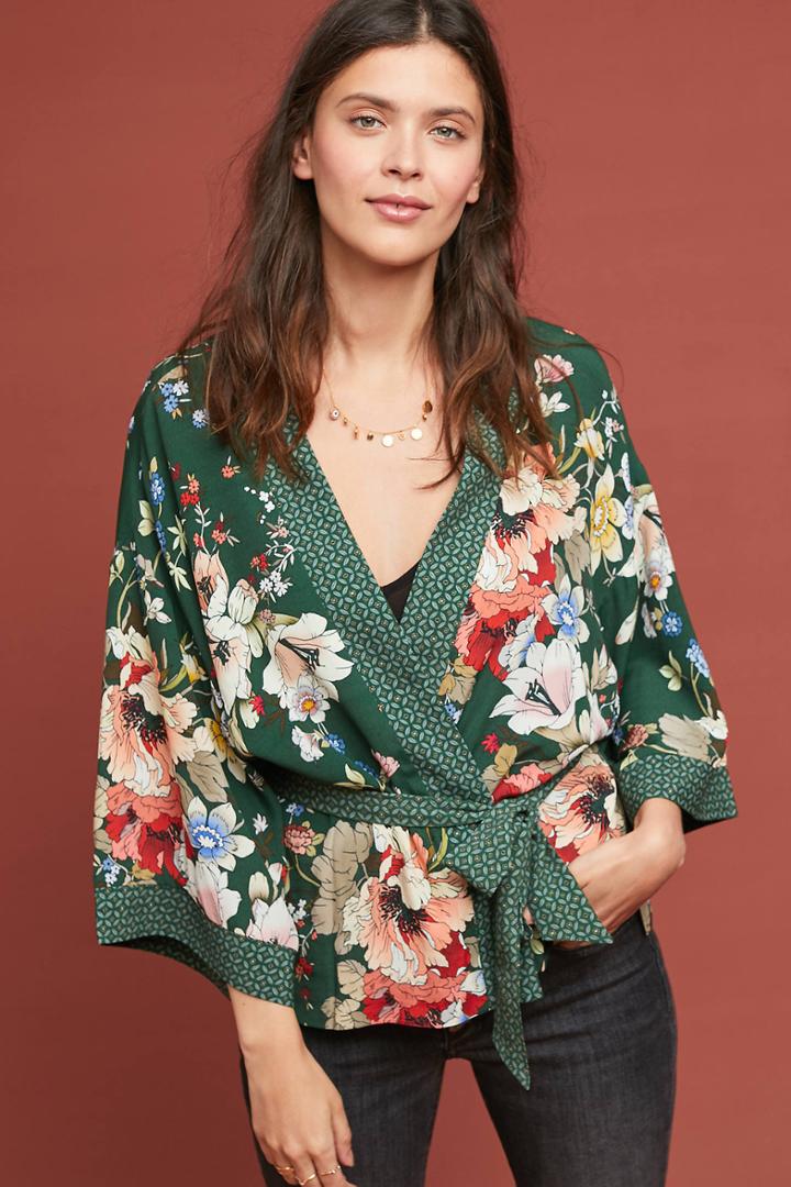 Kachel Floral Kimono Jacket