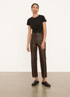 Vince Leather Flare Pant