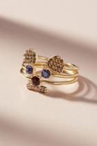 Anthropologie Quiet As A Mouse Ring Set