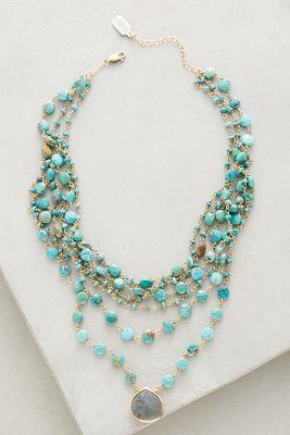 Ela Rae Multilayer Turquoise Choker