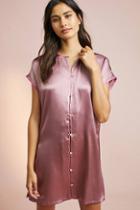 Corey Lynn Calter Mallory Silk Sleep Shirtdress