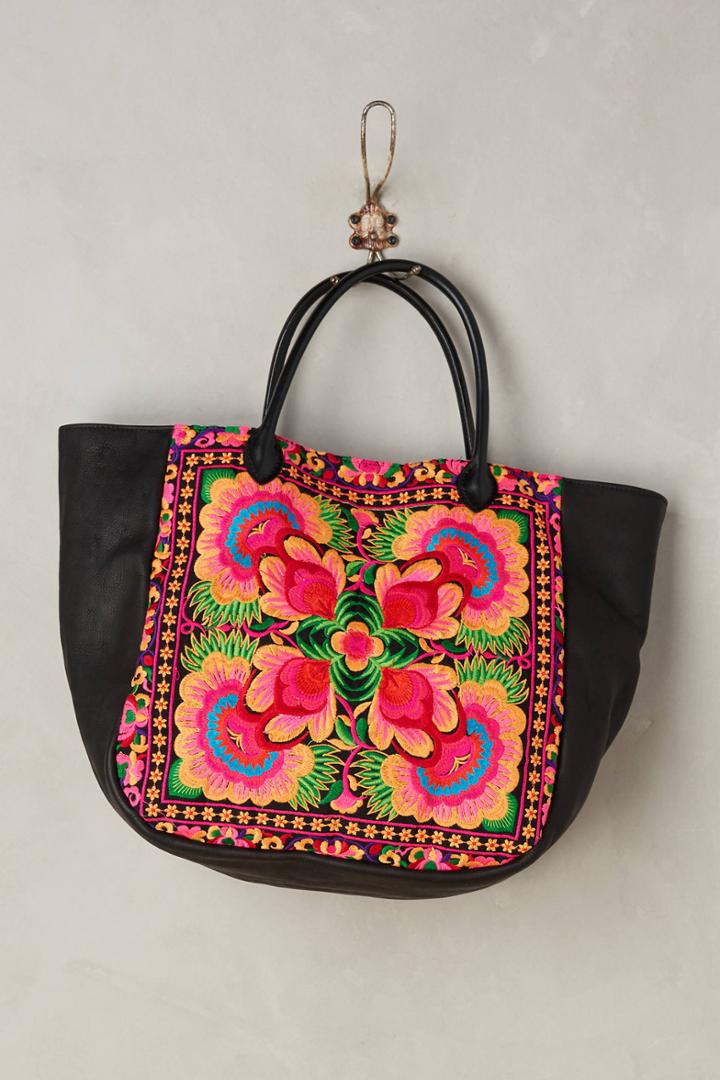 Anthropologie Fiorella Tote