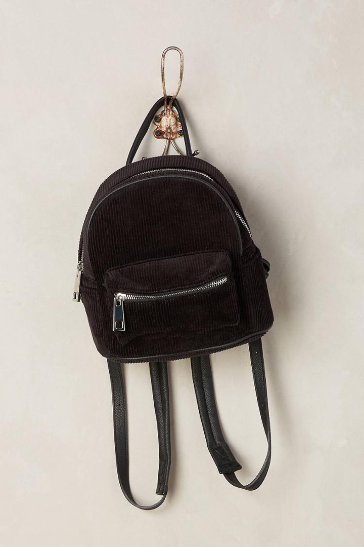 Anthropologie Petite Corduroy Backpack