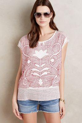 Akemi + Kin Embroidered Sienna Top