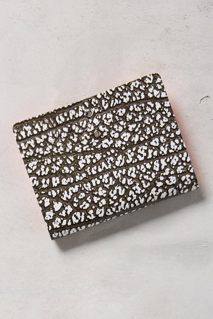 Anthropologie Lotus Card Pouch
