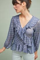 Rina Dhaka Clip Dot Wrap Blouse