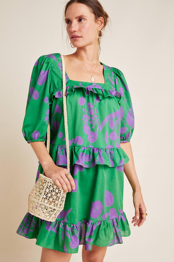 Cynthia Rowley Kauai Ruffled Swing Dress