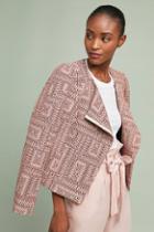 Thekorner Cropped Geometric Jacket