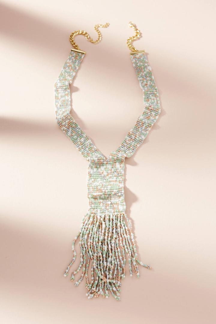 Anthropologie Guilherme Fringe Necklace