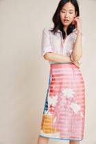 Pankaj & Nidhi Melisa Floral Striped Skirt