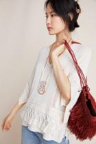 Anthropologie Kaya Tasseled Pullover