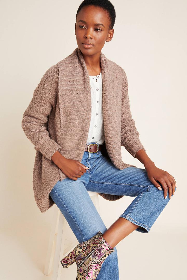 Anthropologie Denise Textured Cardigan