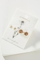 Anthropologie Growing Flowers Earring Set