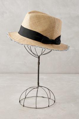 Anthropologie Thelma Frayed Fedora