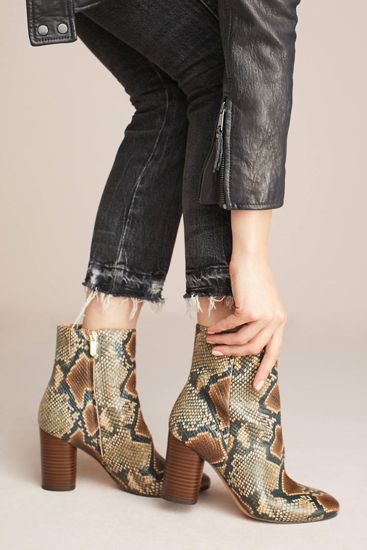 Sam Edelman Corra Snake Ankle Boots