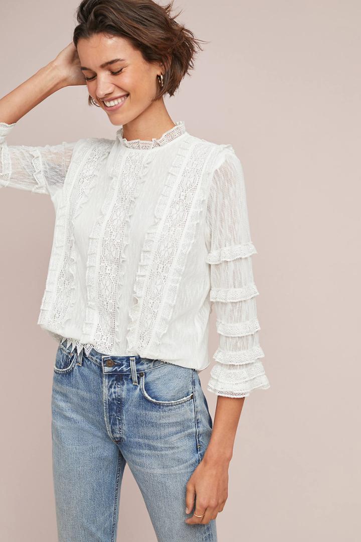 Blue Tassel Ivesiana Top