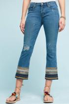 Mcguire Ambrosio Mid-rise Embroidered Straight Jeans