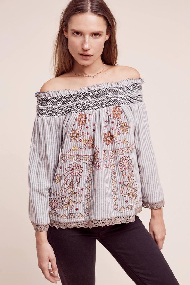Chloe Oliver Kennington Off-the-shoulder Top