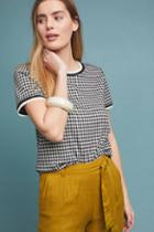 Maeve Gingham Knit Top