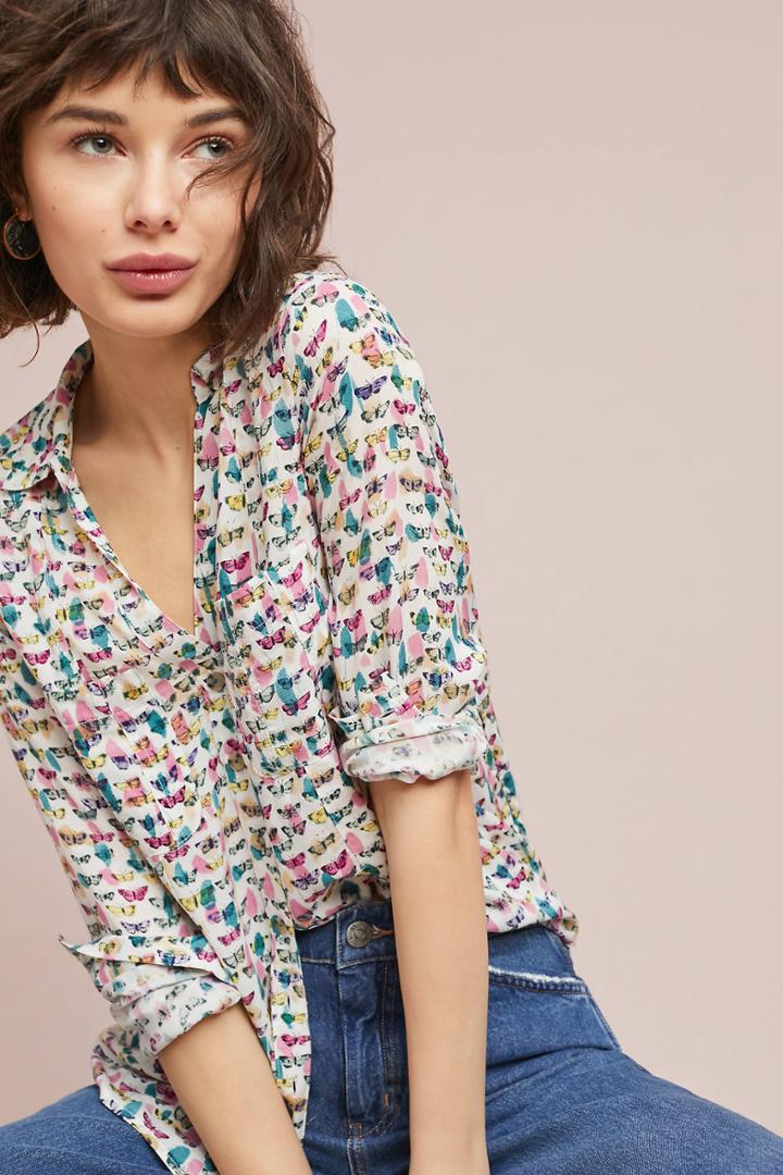 Maeve Rochelle Printed Buttondown