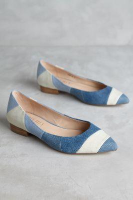 Billy Ella Patchwork Flats Denim