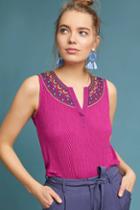 Akemi + Kin Vizela Embroidered Top