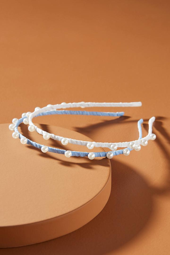 Anthropologie Allie Embellished Headband Set