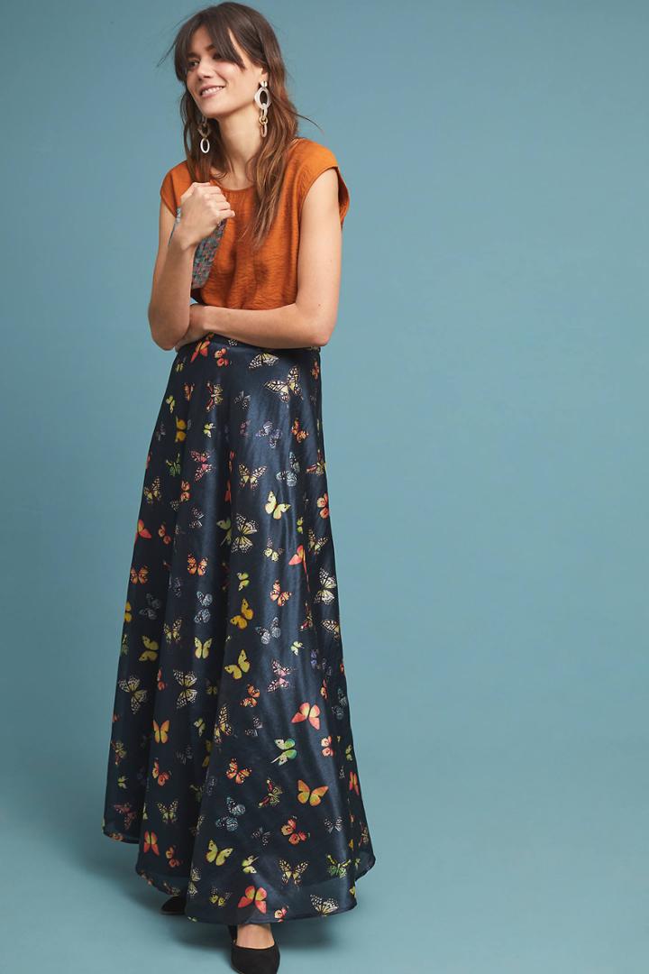 Rehane Butterfly Maxi Skirt