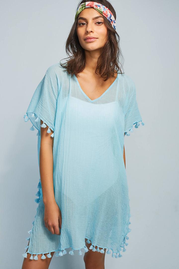 Seafolly Amnesia Tassel-trimmed Caftan
