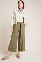 Anthropologie Overdyed Cropped Wide-leg Pants
