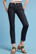 Amo Bow Crop Straight Mid-rise Jeans