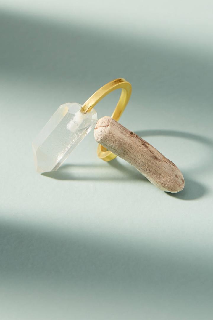 Regina Dabdab Crystal Driftwood Ring
