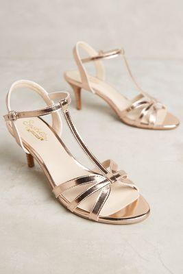 Seychelles Serena T-strap Heels Rose