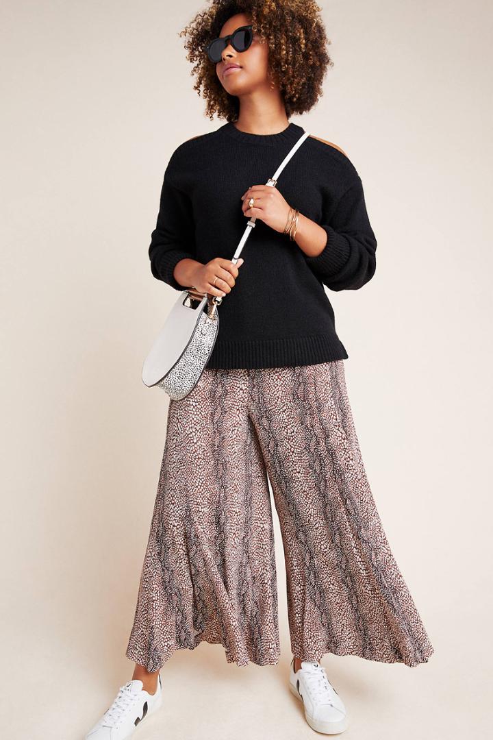 Anthropologie Open-shoulder Sweater