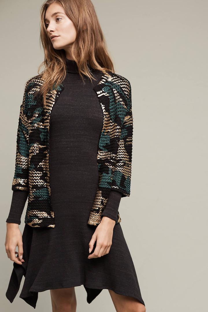 Moth Bari Foil-print Cardigan