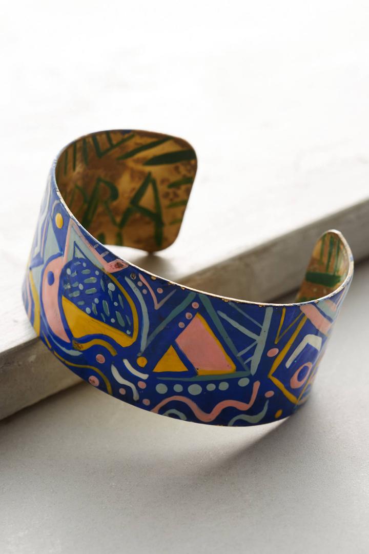 Susan Alexandra New Beginnings Painted Cuff