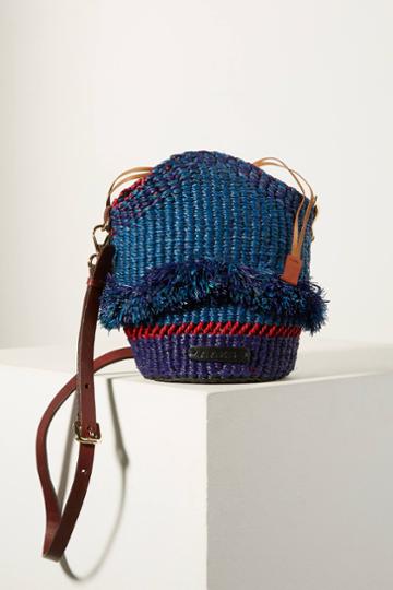 Aaks Belle Fringed Bucket Bag
