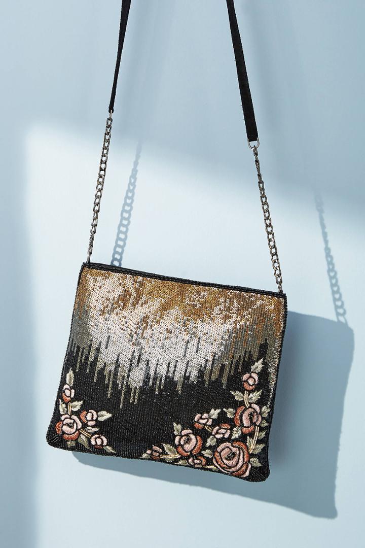 Mary Frances Sequin Waterfall Crossbody Bag