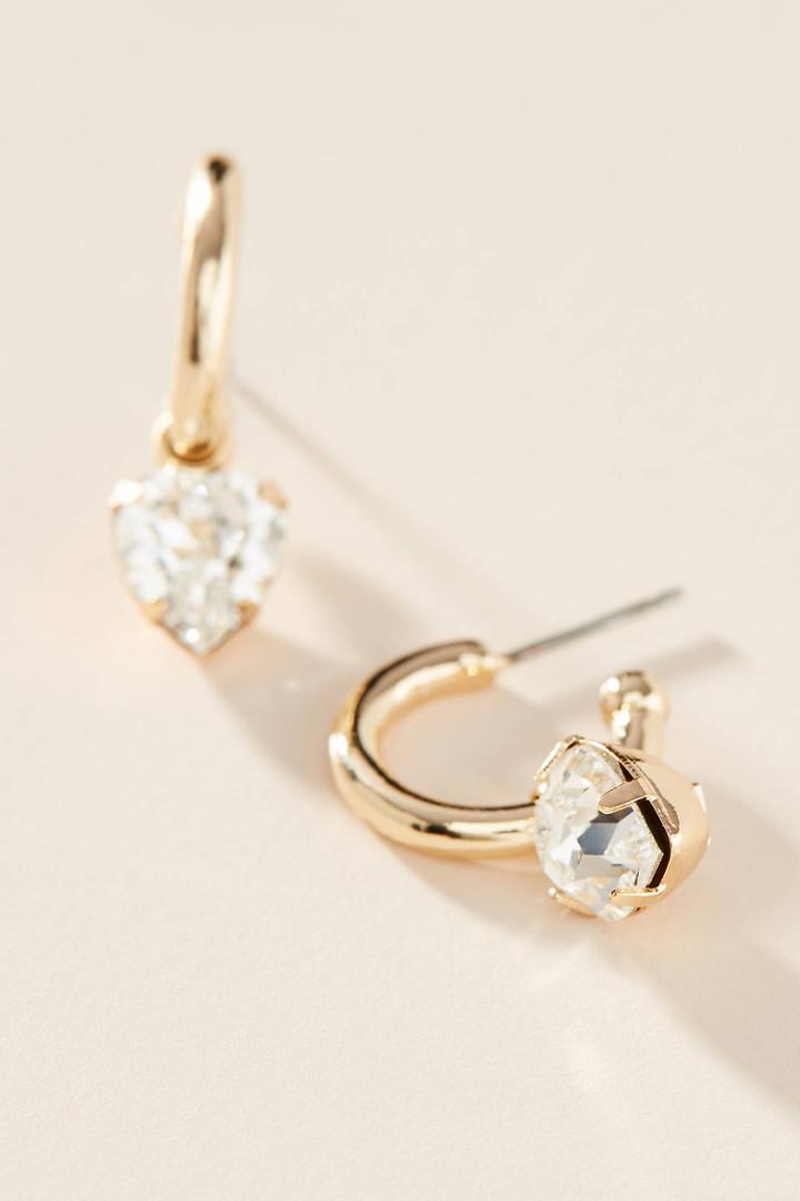 Anthropologie Dannijo Sofia Hugger Hoop Earrings