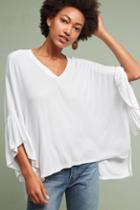 Akemi + Kin Capa Fluttered V-neck Tunic
