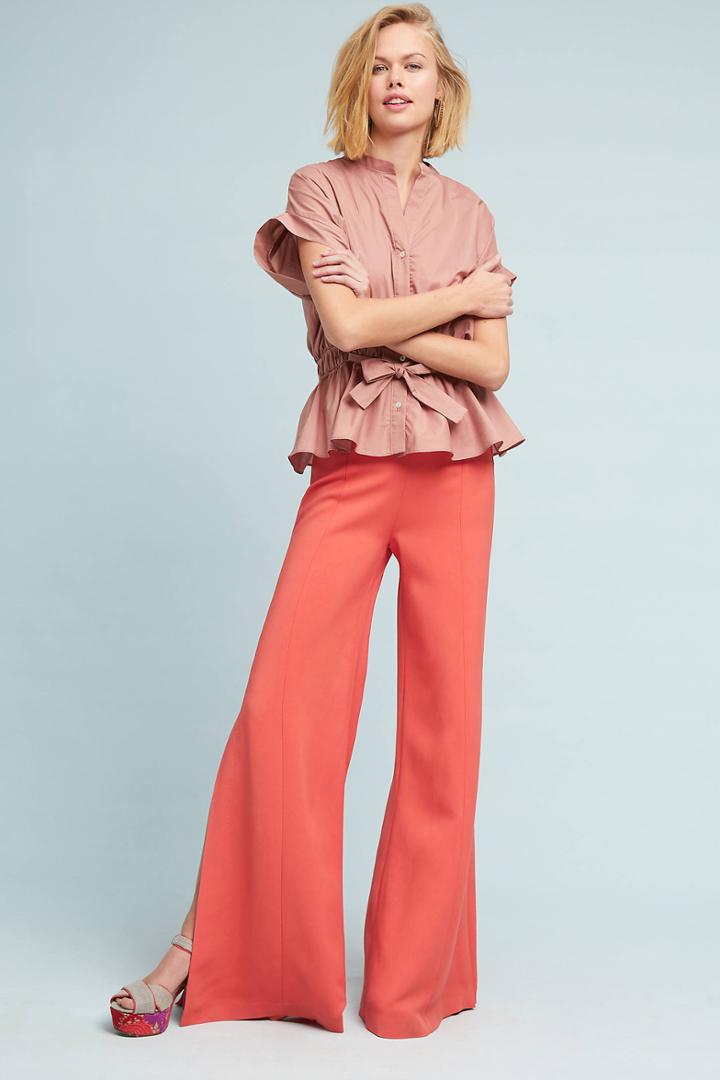 Tracy Reese Slit Wide Legs