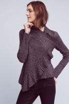 Knitted & Knotted Cascading Ruffle Pullover
