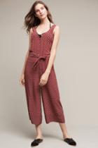 Asceno Geo-printed Silk Jumpsuit