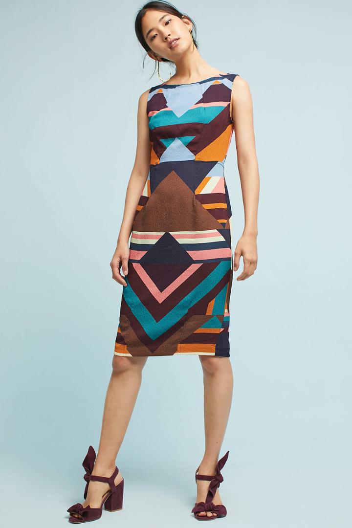 Tracy Reese Geo Silk Dress