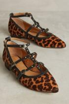 Corso Como Mince Flats Leopard/black Hair Calf/silk Nappa