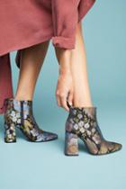 Anthropologie Printed Flare-heeled Boots