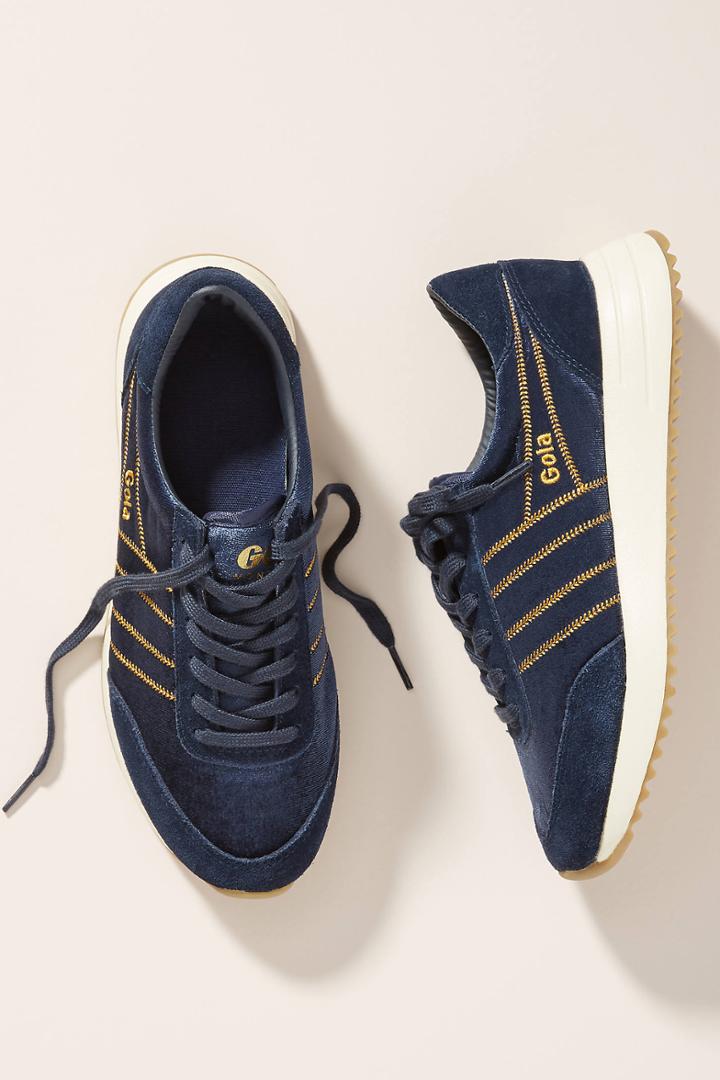 Gola Montreal Velvet Sneakers