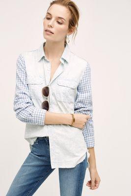 Holding Horses Picnic Buttondown