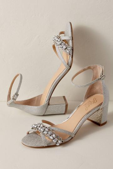 Anthropologie Jewel By Badgley Mischka Giona Block Heels